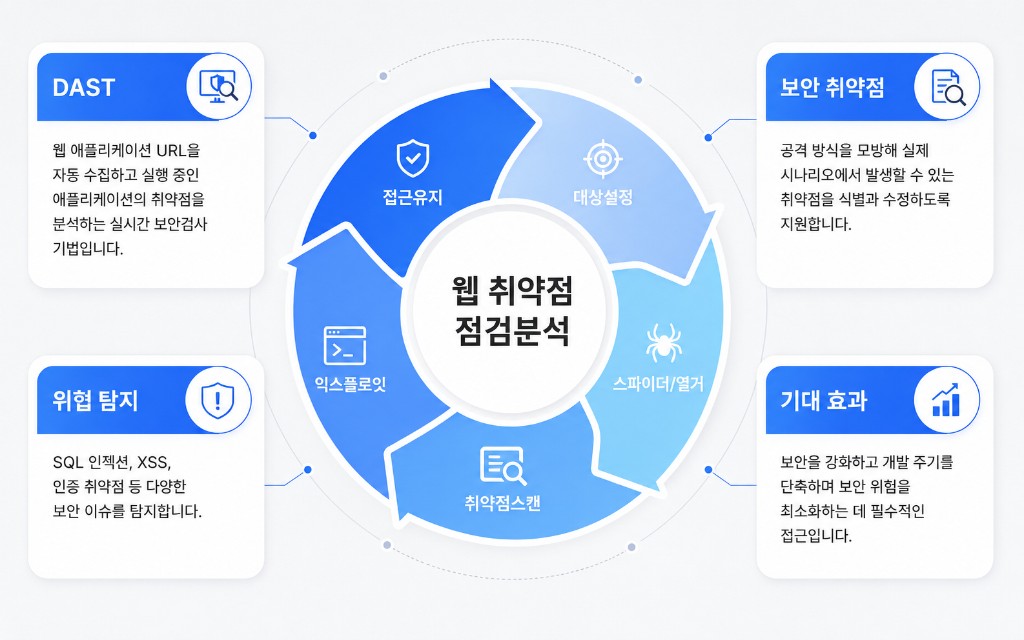 웹 취약점 점검분석: DAST, 보안 취약점, 위협 탐지, 기대 효과